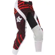 Fox Racing Flexair Impression Youth Pants, White/Black/Red
