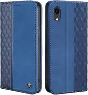 CXTCASE Case for iPhone XR, Shockproof PU Leather Flip Folio Cover with Card Slots, Magnetic Wallet Case for iPhone XR, Blue