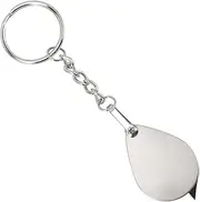 DIYEAH Creative Portable Magnifier Pendant Foldable Keyring Loupe for Reading Inspection Outdoor Use Seniors Compact Design for