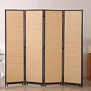 Freestanding Room Divider, Folding Screen Wall Room Divider, Wood Wall Divider Screen for Room Separation, for Home Office Decorative(4 Pack,180CM/70.8IN)