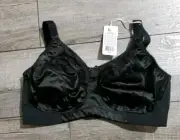 ELOMI Full Figure Cate Soft Cup No Wire Bra EL4033, US 36G, UK 36F, Wireless