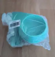 Tupperware Measure Mates 12 Pc Cups & Spoons Set. Teal