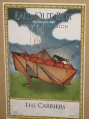 FALL OUT BOY - INFINITY ON HIGH - SIGNED 11" X 17" POSTER (THE CARRIERS)
