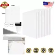 25 White Foam Boards, 16x20 Inches, 1/8" Thick - Lightweight for Easy Handling