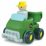 John Deere Push & Go Truck Kids/Boys Vehicle Dump/Tilt Box Toys/Play 12m+ Green