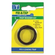 Fix-A-Tap Trap Washer Kit for 38mm 1 1/2 Inch Traps 3 Pieces