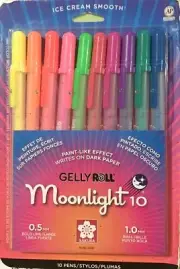 SAKURA GELLY ROLL 10 ORIGINAL GEL INK ICE CREAM SMOOTH PENS CODE 38176-B13