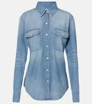 [Stella McCartney] Stella McCartney Denim shirt AU 14 blue