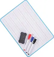 BESTonZON Erasable Whiteboard Dry Erase Board with Lines Dry Erase Board Lined White Board Lined Dry Erase Whiteboard Small Dry Erase Board Double Sided Dry Erase Board White Board