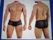 Clever Underwear Strage Latin Boxer Brief Mesh Dark Navy 0300 (L)