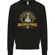 A Cavalier King Charles Spaniel Dog Kids Sweatshirt Jumper