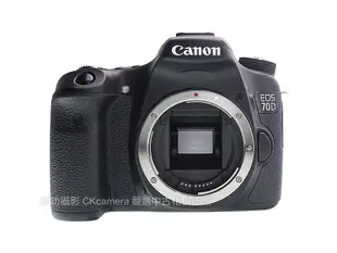 成功攝影 Canon EOS 70D Body 中古二手 2020萬像素 數位APS-C中階單眼相機 翻轉螢幕 台灣佳能公司貨保卡 保固半年 參考80D