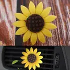 Car Air Freshener Perfume Sunflower Vent Clip Fragrance Scent Diffuser Decor BH