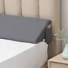 Vekkia Queen Bed Wedge Pillow for Headboard Gap/Headboard Pillow/Bed Gap Fill...