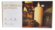 LED CANDLES FLAMELESS FLICKERING 6 Purple+Pink RECHARGEABLE DAORD