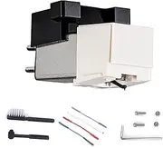 AT3600L Magnetic Cartridge - Phonograph Needle Replacement Stylus for DJ Turntables, Includes Turntable Needle Stylus Brush and Phono Cartridge Wires