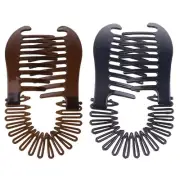 Banana Hair Clips Large Double Comb Clips Fishtail Hair Clips For Thick Hair