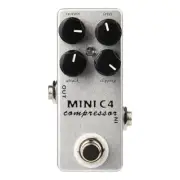 MOSKY MINI C4 Compressor Guitar Effect Pedal True Bypass Rotate Sustain Attack