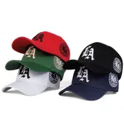 Embroidered La Baseball Cap Adjustable Sun Hat