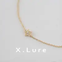 在飛比找蝦皮商城優惠-【X.LURE】14K 星空珠邊鑽石手鍊 鑽K鍊 義大利K練