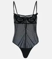[Y/Project] Y/Project Wire Brasier mesh bodysuit AU 16 black