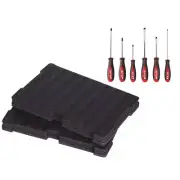 Hex Screwdriver Set with PACKOUT Tool Box Customizable Foam Insert (7-Piece)