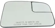 Fits MKX 08-10/EDGE 09-11 MIRROR GLASS RH, Non-Heated, w/ Backing Plate, w/ BSG,