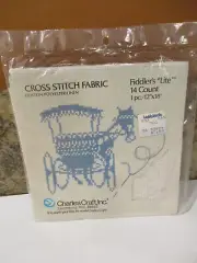 Charles Craft Cross Stitch Fabric Fiddler's Lite 12” x 18” Light Oat Cotton Poly