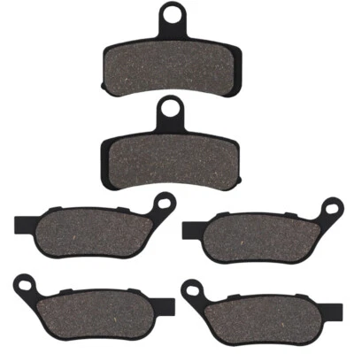 Front+Rear Brake Pads for Harley Dyna FXDF Fat Bob Softail 08-17 FDXL FXDB 08-20