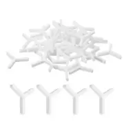 500Pcs Wall Floor Tile Plastic Y Type Spacers Tiling Tools 2mm 5/64 Inch White