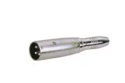 CARSON - Rock Plugs Adaptor / Lead Coupler XLR Male - 6.3 Mono Socket