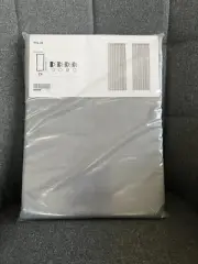 IKEA Pair of Curtain Panels Hilja Gray Light Filtering Window Treatment 57x98New