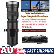 Andoer 420-800mm MF Super Camera Telephoto Zoom Lens for Nikon AI Mount