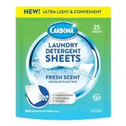 Laundry Detergent Sheets - Fresh Scent (1 Pack - 25 Sheets)