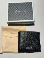NWB CHOPARD WALLET Black Leather