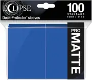 Ultra Pro E-15614 Eclipse Standard Matte Sleeves 100 Pack-Pacific Blue