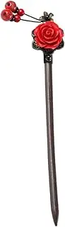Ipetboom 2pcs Retro Chinese Style Hairpin Vintage Flower Hair Chopsticks for Wedding