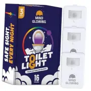 Toilet Light with Motion Sensor - Toilet Bowl Night Light with Color Changing