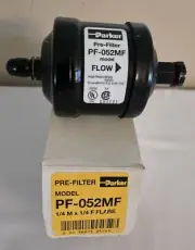 Parker PF-052MF Pre-Filter 500 PSIG/3550 kPa for CFC, HCFC & HFC Refrigerants