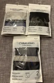 Calvin Klein Boys Boxer Briefs Underwear (3) 2 packs (6 Pair) Size M NWT