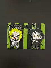 Beetlejuice Chibi Characters Duo Enamel Pin Set