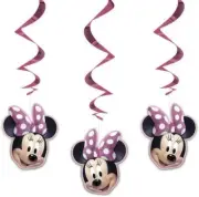 Unique Hanging Minnie Mouse Party Decorations 26", 3 Ct.