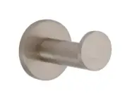 Ginger Sine Satin Nickel Single Robe Hook - 0210H/SN