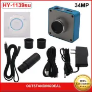 HY-1139su 34MP Industrial Microscope Camera 0.5X C-mount Lens 2K/1080P 60FPS ot2
