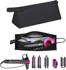 Travel Case for Dyson Airwrap PU Leather Waterproof Bag for Shark Flexstyle Blac