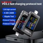 KWS-X1 Type-C Power Tester Voltage Current Meter USB-C Multimeter DC 4-30V 0-12A