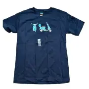 Vintage Paul Frank Tshirt, Moped, Navy, Small