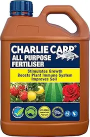 Charlie Carp All Purpose Fertiliser 2.5L - Outdoor and Indoor Plant Food for Veggies, Orchids, Roses and Citrus Trees - Flower Food and House Plant Fertiliser - Makes 750L
