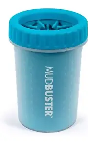 Dexas MudBuster Portable Dog Paw Washer Paw Cleaner Blue Small Mud Dirt Clean