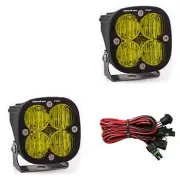 Baja Designs Squadron Pro Series Wide Cornering Pattern LED Light Pods - Ambe...